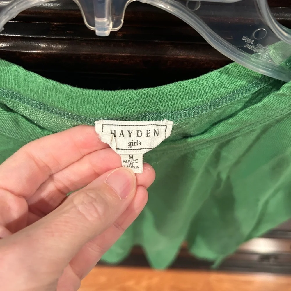 Hayden Vibrant Green Girls' Top